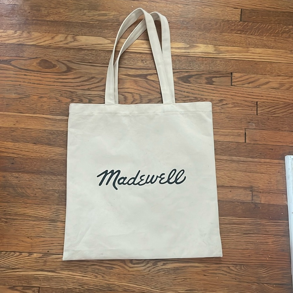 Madewell tote bag- tan